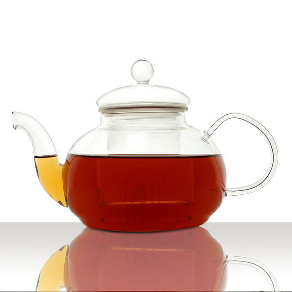 600ml Clear Glass Heat Resistant Gongfu Tea Maker Teapot Pot w/t Infuser E-029
