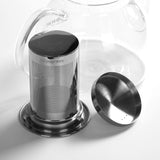 1200ml Kamjove Heat-Resistant Glass Gongfu Tea Maker Art Cup Teapot Infuser A-10