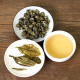 GOARTEA Supreme King grade Jasmine Dragon Pearl Loose Leaf Chinese Green Tea Easy Bag