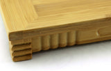 37*24cm Tasteful Elegant Bamboo Chinese Gongfu Tea Table Serving tray & tank