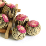 GOARTEA Edible Blooming Flowers Tea Hand-Tied Natural Artistic Chinese Green Tea Ball