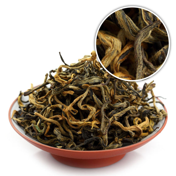 GOARTEA Supreme Yunnan Black Tea - Fengqing Dian Hong Dianhong Loose Leaf Chinese Tea