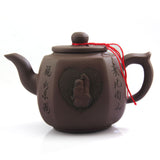 500ml Chinese Yixing god of longevity Handmade Purple clay Pottery Zisha Teapot