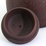 270ml Chinese Yixing Handmade Purple clay Pottery Zisha Peony Flower Teapot FM07