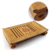 38*22cm Tasteful Volume Basic Bamboo Chinese Gongfu Tea Table Serving tray